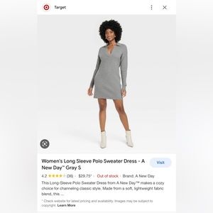 A new day sweater dress